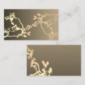 Vorlage für Visitenkarten Original Art Sepia Visitenkarte (Vorne/Hinten)