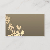 Vorlage für Visitenkarten Original Art Sepia Visitenkarte (Rückseite)