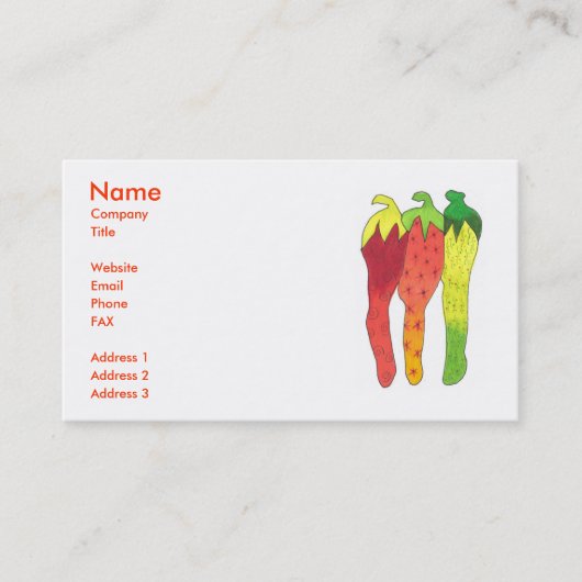 Vorlage für Visitenkarten skalieren Visitenkarte (Vorderseite)