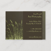 Vorlage für Visitenkarten, Unkraut Visitenkarte (Rückseite)