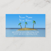 Vorlage für Visitenkarten Visitenkarte (Rückseite)