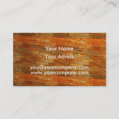 Vorlage für Visitenkarten Visitenkarte (Rückseite)