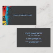 Vorlage für Visitenkarten Visitenkarte (Vorne/Hinten)