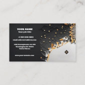 Vorlage für Visitenkarten Visitenkarte (Rückseite)