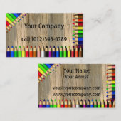 Vorlage für Visitenkarten Visitenkarte (Vorne/Hinten)