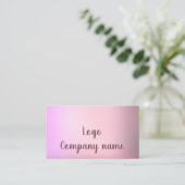 Vorlage für Visitenkarten Visitenkarte (Stehend Vorderseite)