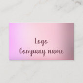 Vorlage für Visitenkarten Visitenkarte (Vorderseite)