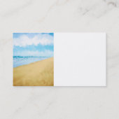 Vorlage für Visitenkarten Visitenkarte (Rückseite)