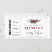 Vorlage für Weihnachtsgutscheine (Vorderseite)