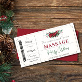 Vorlage für Weihnachtsgutscheine