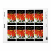 Vorlage für Weinetiketten Vivid Red Autumn Maple B (Vorne)