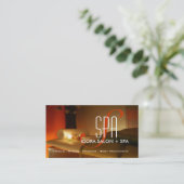 Vorlage für Wellness-Center- und Massenkarten Terminkarte (Stehend Vorderseite)