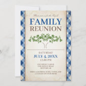 Vorlage für Wiedersehen-Einladungen für Familien (Vorderseite)