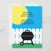 Vorlage für Wiedersehen-GRILLEN-Party Einladung de (Rückseite)