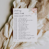 Vorlage für Wildblume-Shoe-Spiele,