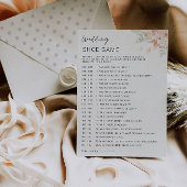 Vorlage für Wildblume-Shoe-Spiele,