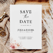 Vorlage für Wildblumen Save the Date