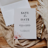 Vorlage für Wildblumen Save the Date