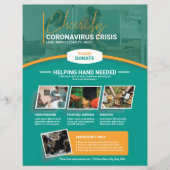 Vorlage für Wohltätigkeitsflyer (Vorderseite)