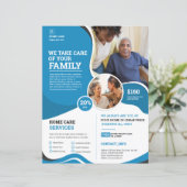 Vorlage für Zuhause Care Service Flyer (Stehend Vorderseite)