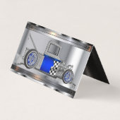 Vorlage für zwei Lastkraftwagen Visitenkarten (Vorderseite)