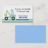 Vorlage für zwei LKW-Geschäftskarten Visitenkarte (Vorne/Hinten)