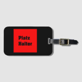 Vorlage Gepäckanhänger (Vorderseite (Horizontal))