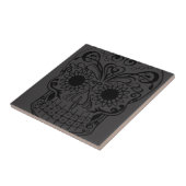 Vorlage gezeichnet durch Künstler-Zuckerschädel Fliese (Seite)