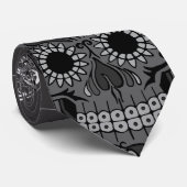 Vorlage gezeichnet durch Künstler-Zuckerschädel Krawatte (Gerollt)