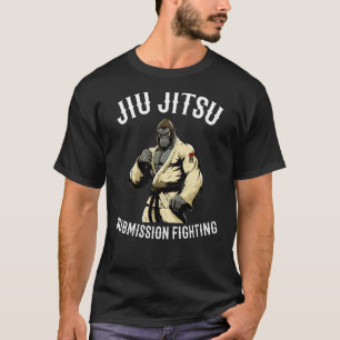 Vorlage Gorilla Brasilian Jiu Jitsu MIXED MARTIAL  T-Shirt