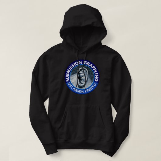 Vorlage Grapplercauliflower earjiu jitsu, Hoodie (Design vorne)