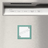 Vorlage: Green Star Frame Design Magnet (In Situ (Geschirrspüler))