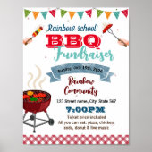 Vorlage Grillen Fundraiser Poster (Vorne)