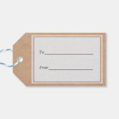 Vorlage - Hintergrund der Papiertüte Geschenkanhänger (Rückseite Horizontal)