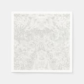 Vorlage - Hintergrund der weißen Spitzen Serviette (Vorderseite)