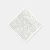 Vorlage - Hintergrund der weißen Spitzen Serviette (Ecke)