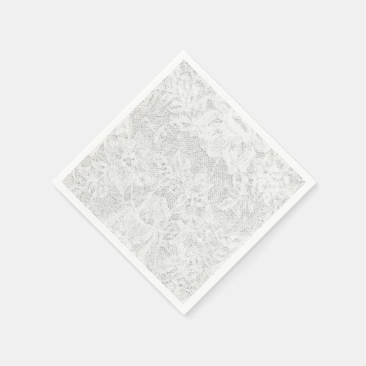 Vorlage - Hintergrund der weißen Spitzen Serviette (Ecke)