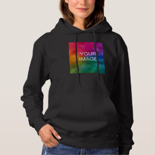 Vorlage Hinzufügen von Text Upload Foto Womens Bla Hoodie