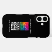 Vorlage Hochladen des QR-Codes für Ihr eigenes Fir Case-Mate iPhone Hülle (Rückseite (Horizontal))