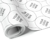 Vorlage Hochladen Ihres eigenen Fotos oder Firmenl Geschenkpapier (Rolleneckpunkt)