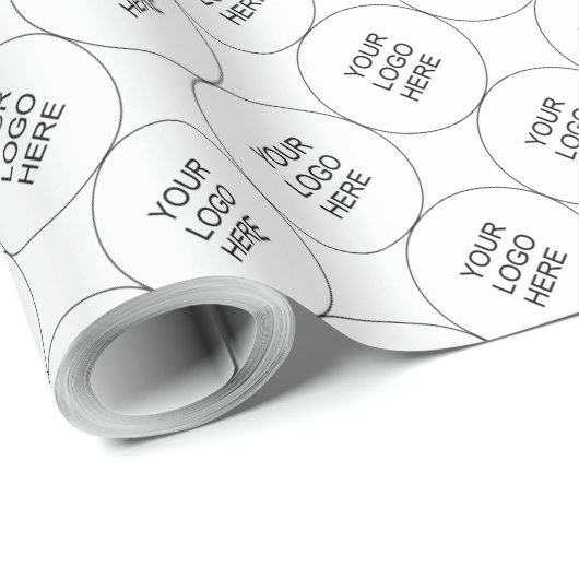 Vorlage Hochladen Ihres eigenen Fotos oder Firmenl Geschenkpapier (Rolleneckpunkt)