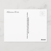 Vorlage Ich habe eine bereits bestehende Bedingung Postkarte (Rückseite)