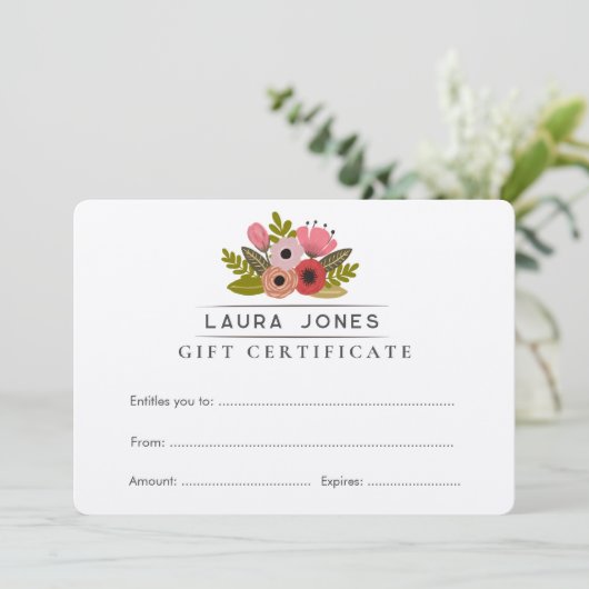 Vorlage Ihres Gutscheins (Stehend Vorderseite)