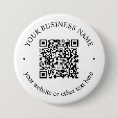 Vorlage in reinem Weiß Button (Vorderseite)