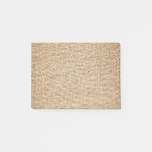 Vorlage - Jute Hintergrund Post-it Klebezettel (Vorderseite)