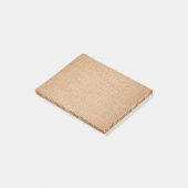 Vorlage - Jute Hintergrund Post-it Klebezettel (angewinkelt)