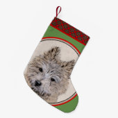 Vorlage Kleiner Weihnachtsstrumpf (Vorderansicht (hängend))