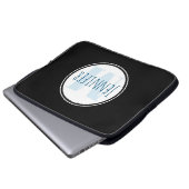 Vorlage lässiger Monogramm Laptopschutzhülle (Vorne Knopf)