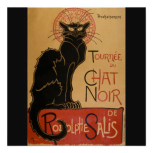 Vorlage Le Chat Noir Poster