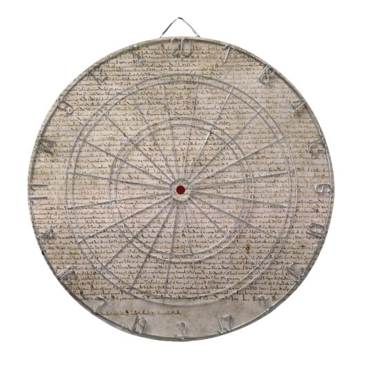 VORLAGE Magna- CartaBritish Library 1215 Dartscheibe (vorne)